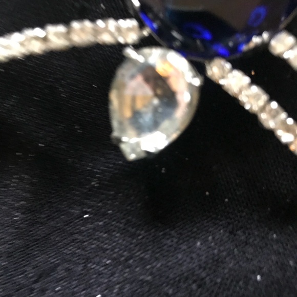 Ivana Deep Blue Spider Brooch w/ Box Vintage - Picture 5 of 8